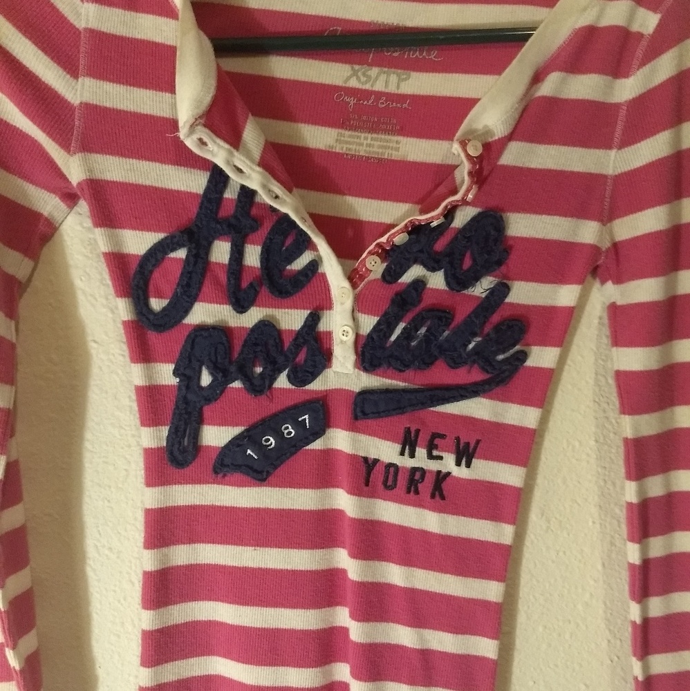 Aero long sleeve button dow!